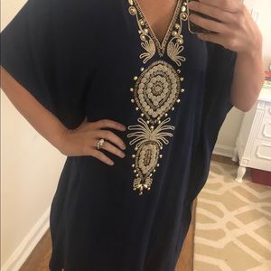Lilly Pulitzer Caftan with Beading